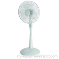 14 in. Standing Fan w Fixed or Oscillating Louver Rotation   