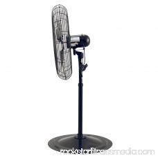 Air King 30 Inch 3 Speed 1/3 HP Adjustable Height Industrial Pedestal Stand Fan