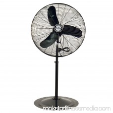 Air King 30 Inch 3 Speed 1/3 HP Adjustable Height Industrial Pedestal Stand Fan
