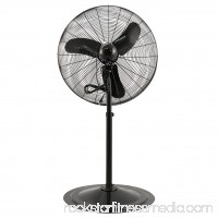 Air King 30 Inch 3 Speed 1/3 HP Adjustable Height Industrial Pedestal Stand Fan   