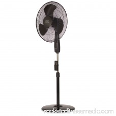 BLACK+DECKER 18 in. Stand Fan with Remote Control, White 569976418