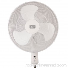 BLACK+DECKER 18 in. Stand Fan with Remote Control, White 569976418