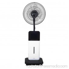 CoolZone by SUNHEAT CZ500 Ultrasonic Dry Misting Fan with Bluetooth Technology