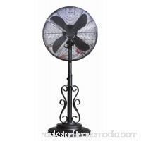 DecoBREEZE Adjustable Height Oscillating Outdoor Pedestal Fan, 18-Inch, Nautica   566237136