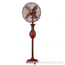 DecoBREEZE Pedestal Fan Adjustable Height 3-Speed Oscillating Fan, 16-Inch, Mila 566232832