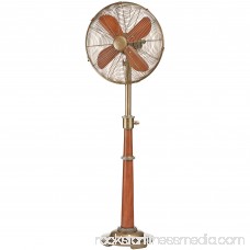 DecoBREEZE Pedestal Fan Adjustable Height 3-Speed Oscillating Fan, 16-Inch, Mila 566232832
