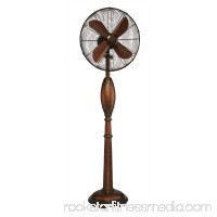 DecoBREEZE Pedestal Fan Adjustable Height 3-Speed Oscillating Fan, 16-Inch, Prestige Rustica   566232873