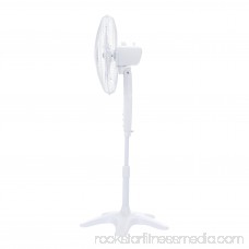 Honeywell Quietset 16 Whole Room Stand 5-Speed Fan, Model #HS-1655, Black with Remote 1150727