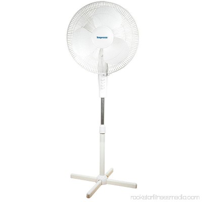 Impress 16 Oscillating Stand Fan (white) IM-724W