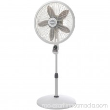 Lasko 18 Adjustable Elegance and Performance Pedestal Fan with Remote Control in White 552251747