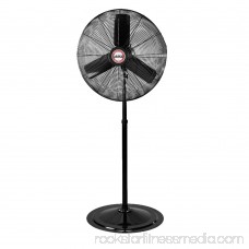 Lasko 30 Oscillating Industrial Grade Pedestal Fan in Black 551512038