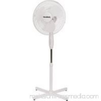 Power Zone Stand Fan, PP Blade, 40 W, 120 V, 60 Hz, 3 Speeds, 16 in W