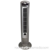 Lasko 2551 Wind Curve Platinum Tower Fan With Remote Control and Fresh Air Ionizer - Remote - Platinum