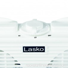 Lasko Slim Profile 2 Speed 22-34 Inch Wide Dual Twin Window Fan, White (2 Pack)
