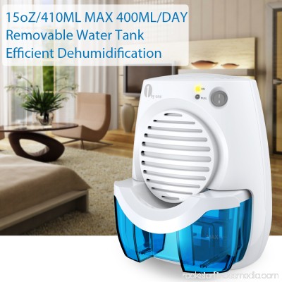 1byone Dehumidifier Mini Safe Electric Quiet Small Dehumidifiers With Auto-off Function Lightweight and Portable for Damp Air,Moisture in Home,Car,Bedroom,Kitchen,Basement,Office,Wardrobe