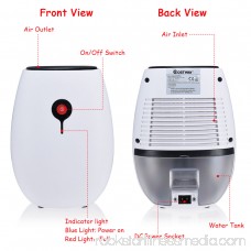 Costway Portable Mini Electric Dehumidifier Quiet Safe for Kitchen Bedroom 150 Sq.ft