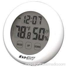 Eva-dry E-333 Mini Dehumidifier 2-PACK + Eva-Dry Indoor Humidity Hygrometer