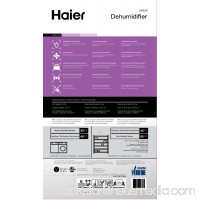 Haier 2-Speed Portable 32-Pint Mechanical Air Dehumidifier with Drain (2 Pack)   